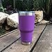 CHILLOUT LIFE 30 oz Stainless Steel Tumbler with Lid - Double Wall Vacuum Insulated Large Travel Coffee Mug with Splash Proof Lid and Straw for Hot & Cold Drinks, Purple Tumbler