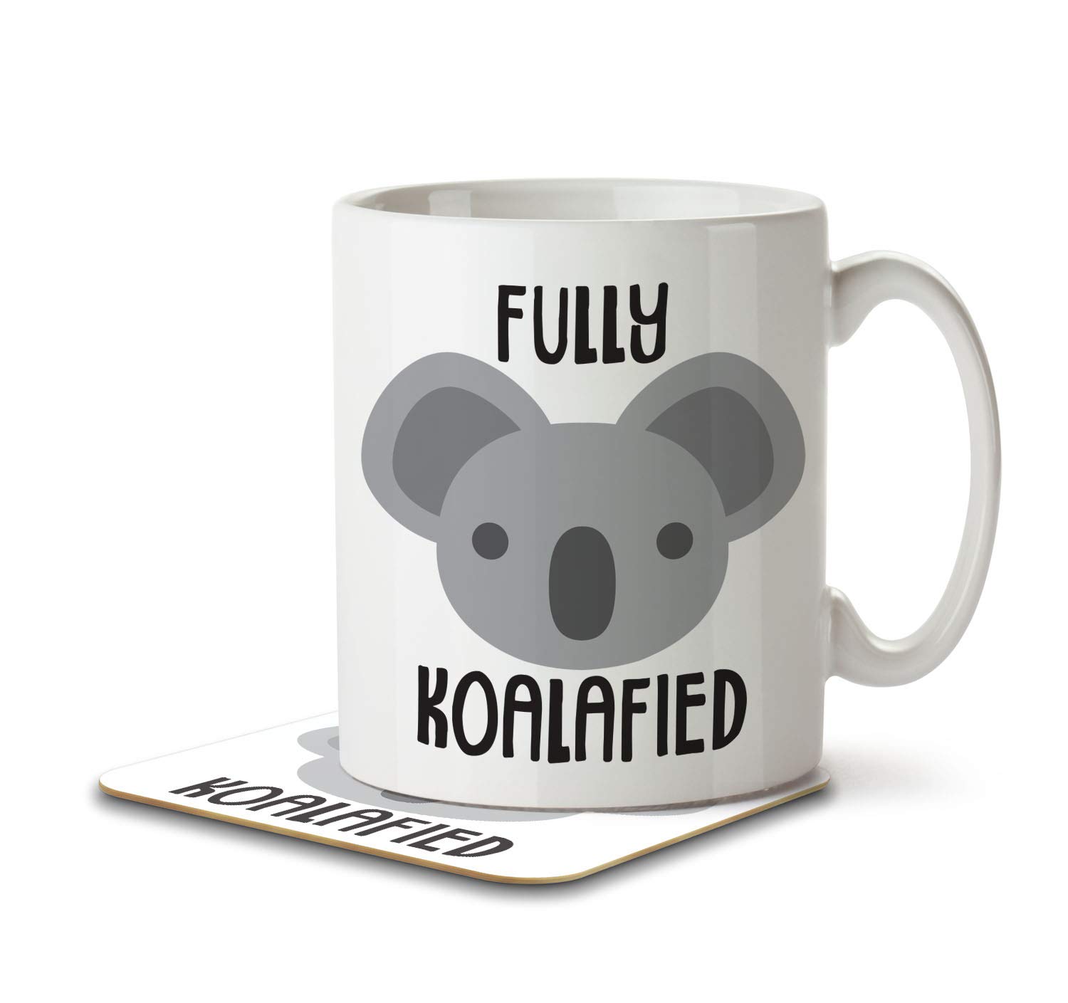 The Inky Penguin - Fully Koalafied - Graduation, Koala Mug and Coaster, Ceramic, 11fl. oz.