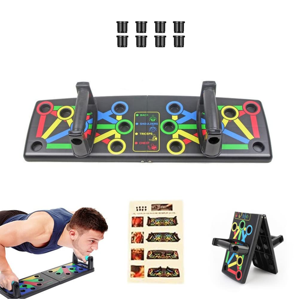Push-up Table 14 in 1. Folding Push Up Board with Handles for Home Training. Fitness Set - Home and Gym Exercise. Training Equipment for Exercise the Muscle.