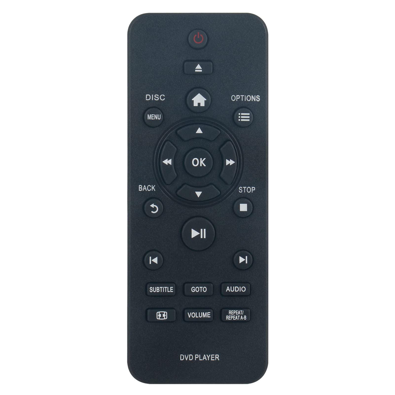 VINABTY RC-5721 Replacement Remote Control Compatible with Philips DVD Player DVP-2850 DVP2800/12 DVP2850/12 DVP2850/62 DVP2880/12 DVP2880/58 DVP-3600 DVP-3880 DVP2850/05 DVP2850/51 DVP2852/12