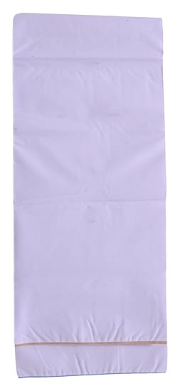 Men's Cotton Lungi (White)