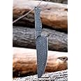 JNR Traders Forged Damascus Chef Knife Blank for Knife Making Diy 7 Inch Blade Professional Thin Ultra Sharp Kitchen Knife Blank 7007Ld
