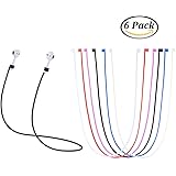 AirPods Strap, Soft Silicone Sport Earphones Anti-lost Strap, Colorful Wire Cable Connector For Apple Airpods Wireless Bluetooth Earphones (Never Lose Your AirPods)