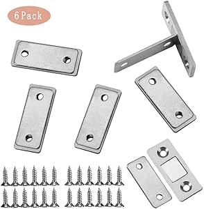 Ymwave 6Pcs Cerradura del Imán de Puerta Cierre Magnético de Puerta