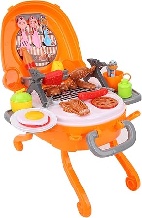 Amazon Ruiqas クッキングトイ シミュレーションキッチン ミニbbq ままごとバーベキュー キッチンセットキッチン用品 安全素材 耐久性 面白い玩具 誕生日 プレゼント 入園お祝い 知育玩具 赤ちゃん セット おもちゃ