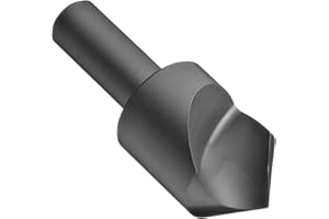 CHICAGO-LATROBE Chicago Latrobe 209SF High-Speed Steel Countersink, Black Oxide Finish, Single Flute, 90 Degrees, Round Shank, 3/8" Shank Dia., 3/4" Body Dia.