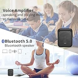 SHIDU Mini Voice Amplifier Portable Rechargeable