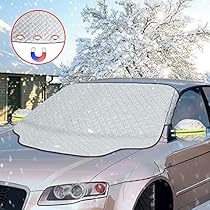 Protector para Parabrisas , otumixx Protector de Parabrisas Magnético Cubierta de Parabrisas para Coche Protege de Hielo, Nieve Viento y Lluvia, Funda Plegable Parabrisa Delantero Universal