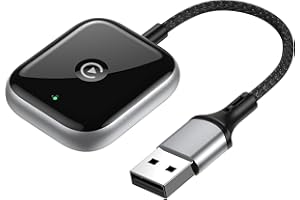 JDG Wireless CarPlay Adapter for Apple CarPlay Easy to Upgrade Wired CarPlay to Wireless Instant Connectivity Super Mini Car 