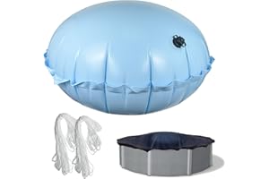 FROHESSEN Pool Pillows for Above Ground Pools, 5 x 5 ft Cold-Resistant Swimming Pool Air Pillow, 0.3mm Thick Pool Closing Kit for Winter, Pool Cover Pillow Float Balloon for Winterizing