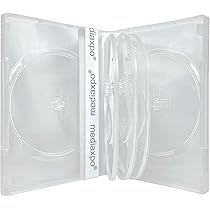 Amazon.com: Mediaxpo 10 Clear 10 Disc DVD Cases : Home & Kitchen