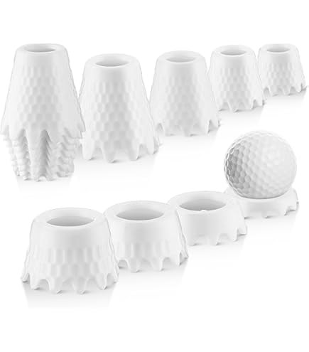 Jilskl 18 Pezzi Tee Da Golf In Plastica - Set Pratica Indoor/Outdoor Con 12 Grandi E 6 Piccoli - Foto 3