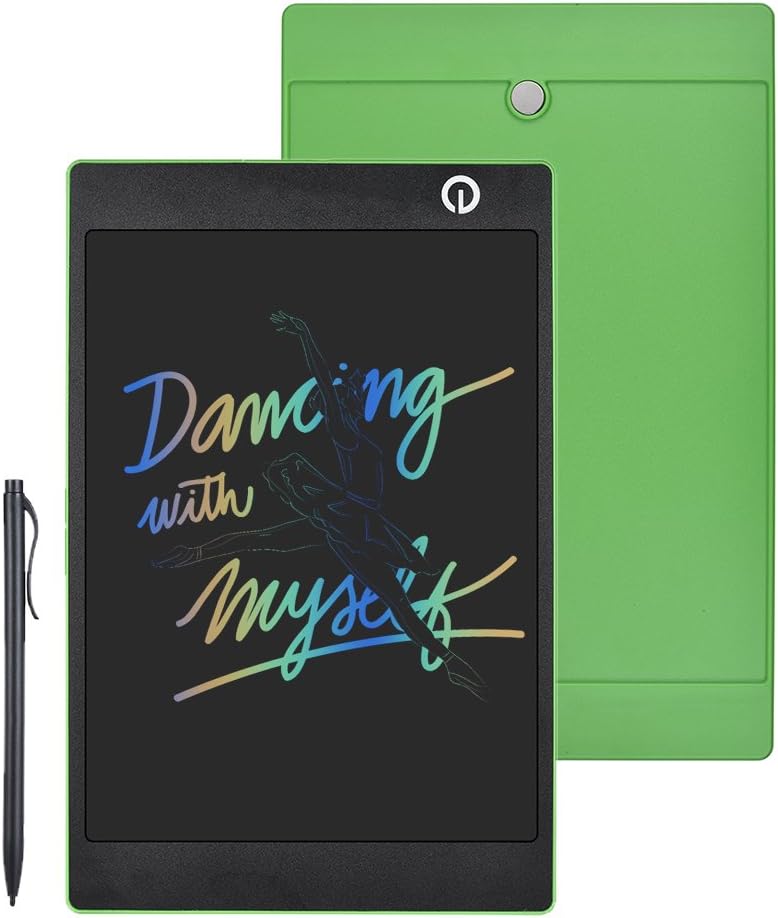 Aibecy 9.7 Inch Color LCD Writing Pad Digital Drawing Tablet Electronic Graphic Board with Stylus for Children (Green)