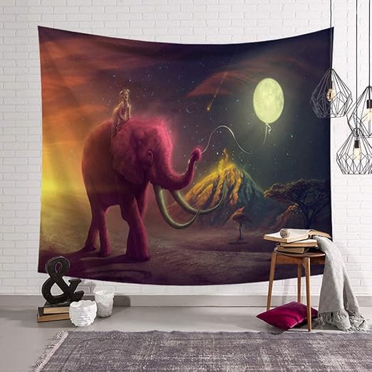 xkjymx Blue Sky Blue Tapestry Toalla de Playa Grande Colgante de ...