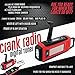 Epica Digital Emergency Solar Hand Crank AM/FM/NOAA Radio, Flashlight, Smartphone Charger with NOAA Certified Weather Alert & Cable-ONE Cable Does All