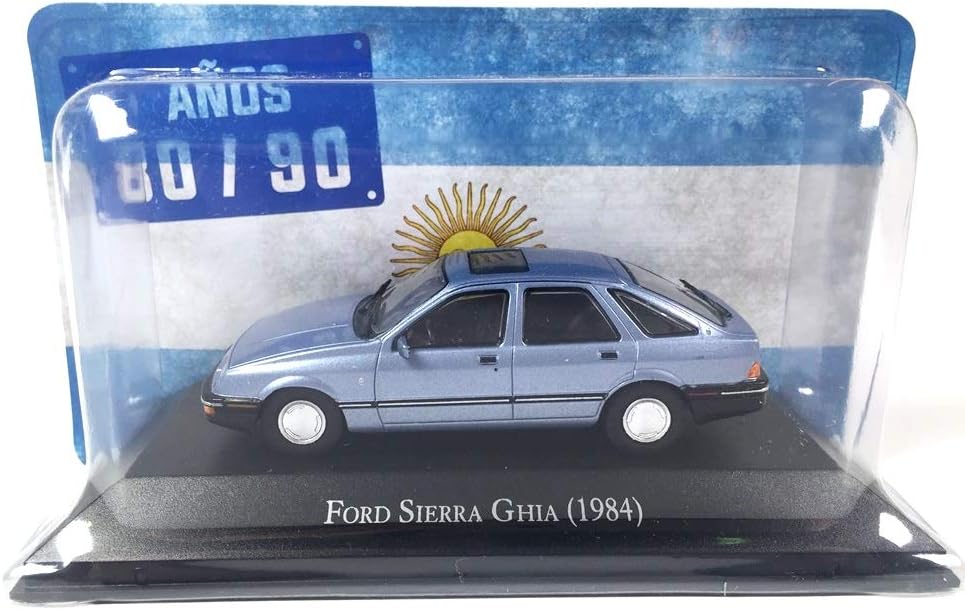 OPO 10 - Miniature car 1/43 compatible with Ford Sierra 2.3 GHIA 1984 (AQV2), Silver - Image 3