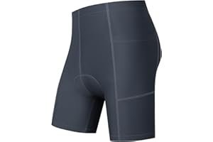 BASADINA Kids Padded Bike Shorts Boys Girls Biking Shorts with Pockets 3D Padding Cycling Shorts for Boys