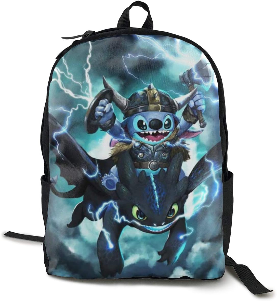 Toothless Vikings Classic Backpack Student Schoolbag Men