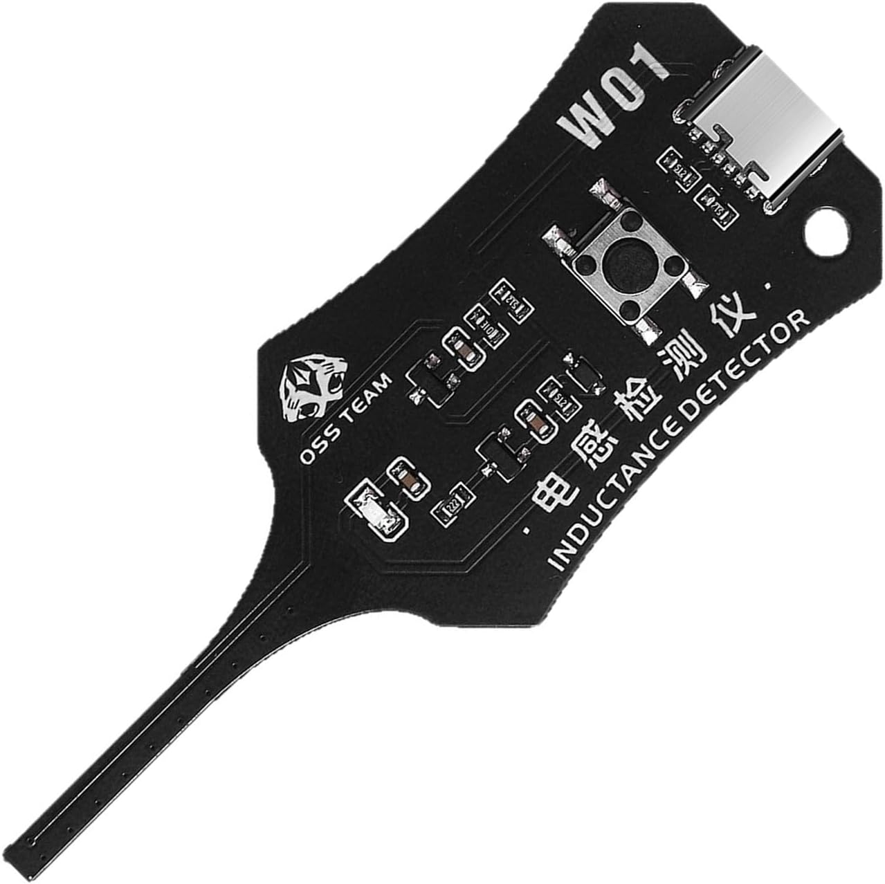 Precise Electromagnetic Inductance Tester W01 Inductor Detectors for Phone Motherboards Repair Maintenance on Site Repair Portable Inductance Meter