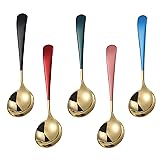 Metal Soup Spoons,Stainless Steel Spoons for Soup