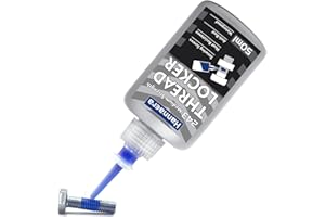 HANNAERA Thread Lock Blue, Threadlocker Medium Strength, Thread Locker for Nuts, Bolts, Fasteners and Metals, Against Losening and Leakage (50 ml)