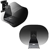 shinar Metal Wall Mount Compatible with Sonos Era 300 Swivels up to 360° / Tilts -70° / +70° Rotation Without Adjusting Screws Max. 12 kg (2-Pack, Black)