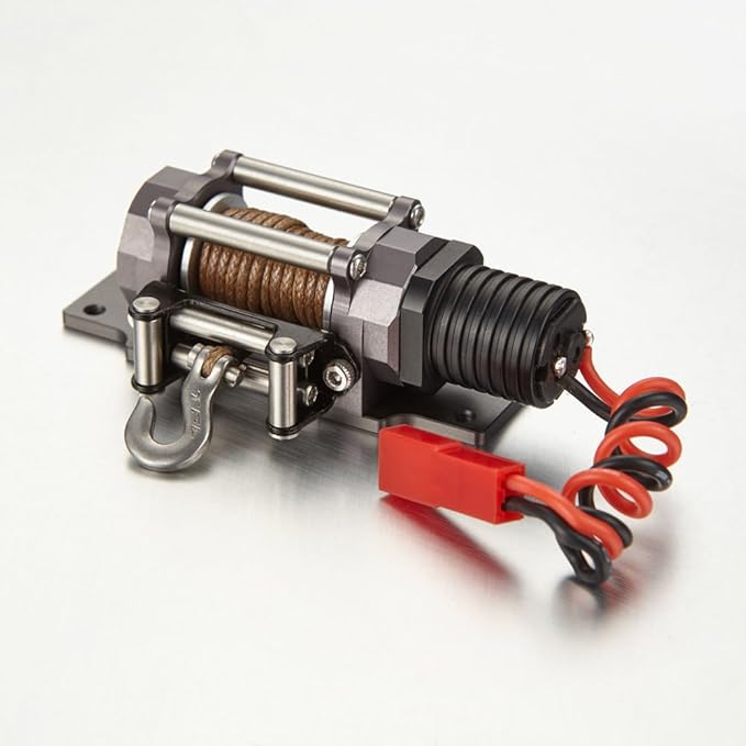 RC Scale 1/10 SCX10 Electric Winch Aluminum Alloy for RC