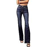 Kan Can Women's High Rise Flare Jeans - KC7340D