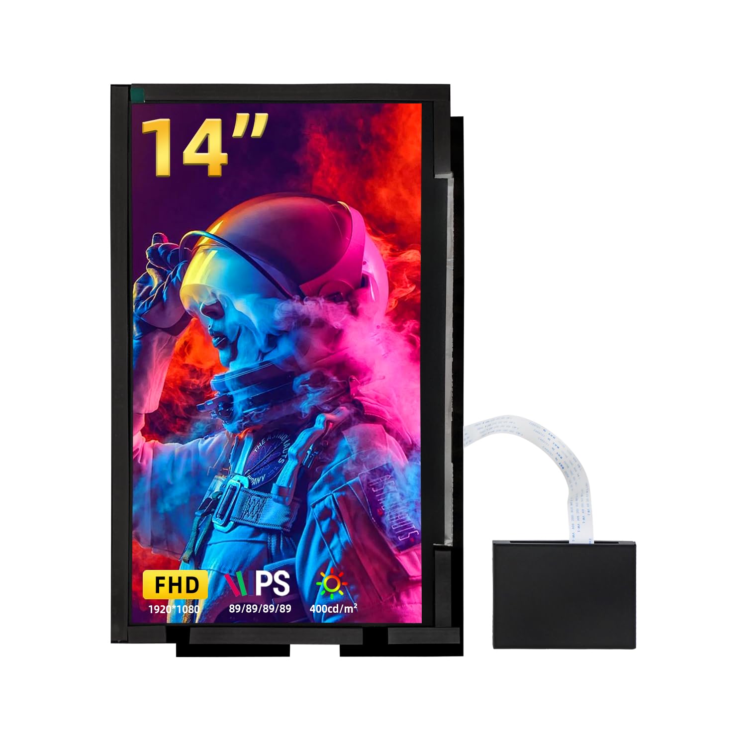 wisecoco 14 Inch LCD Screen for Lian Li O11 Mini PC