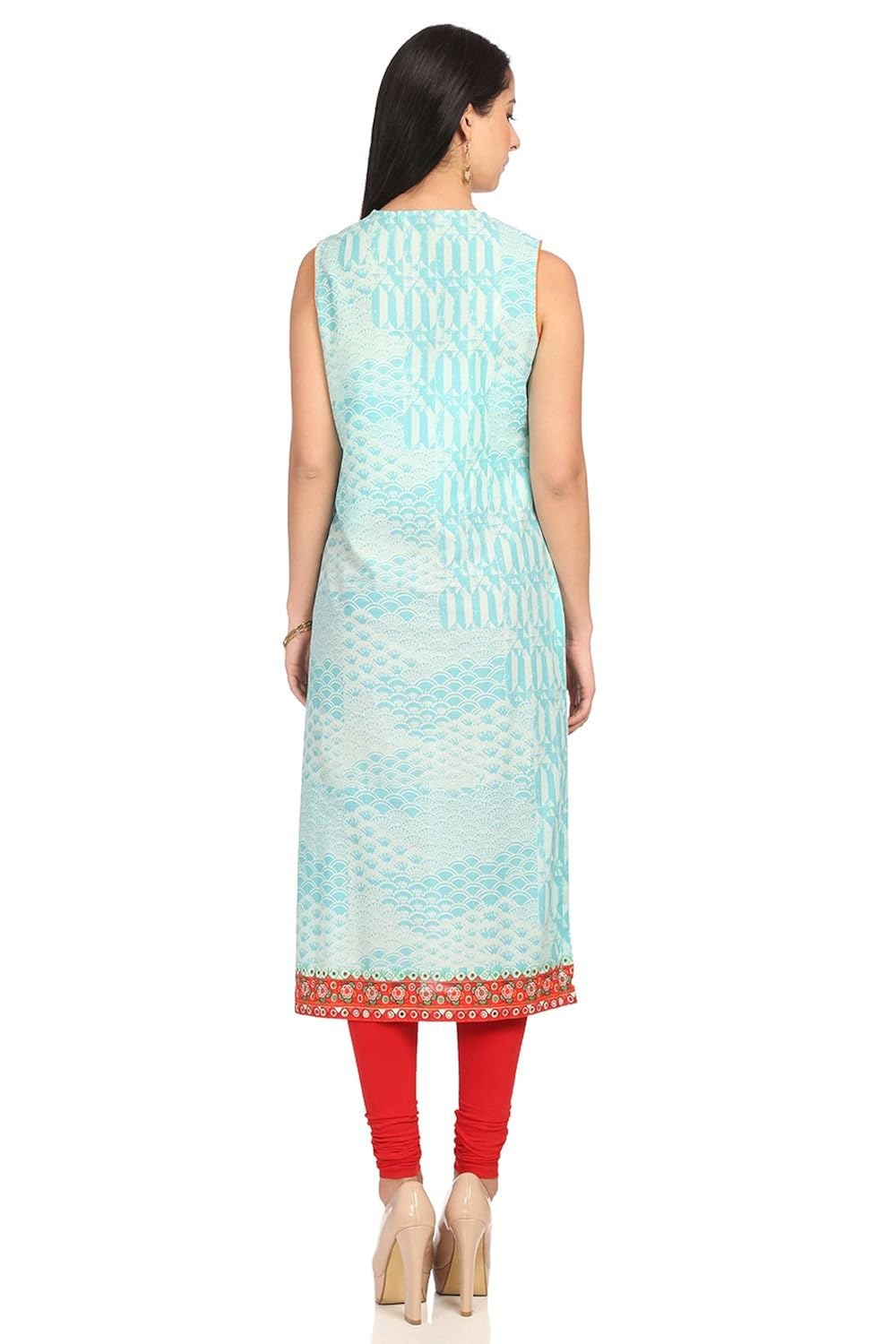 biba women's straight kurta