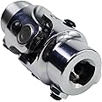 3/4"-36 Spline X 3/4" DD U Joint Universal Steering Shaft U Joint Coupler Max Angle 35 Degree (3-1/4") 83mm Chrome
