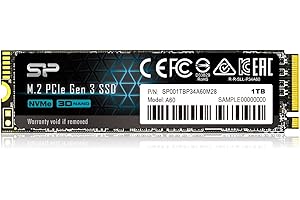 SP SILICON POWER Silicon Power 1TB - NVMe M.2 PCIe Gen3x4 2280 SSD (SP001TBP34A60M28)