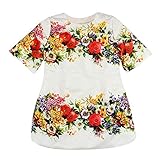 Weixinbuy Kid Baby Girl's Flowers Floral Mini Party Dress
