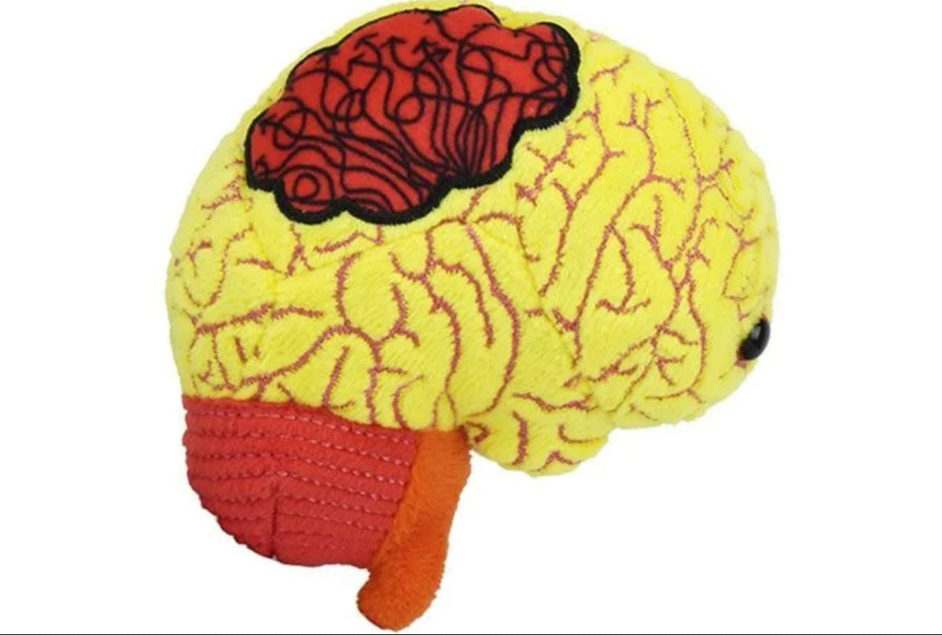 GIANTmicrobes Anxiety Plush – Learn and Educate About The Importance of Mental Health with This Memorable Plush, Educational Gift for Therapists, Psychologists, Educators and Anyone with Anxiety