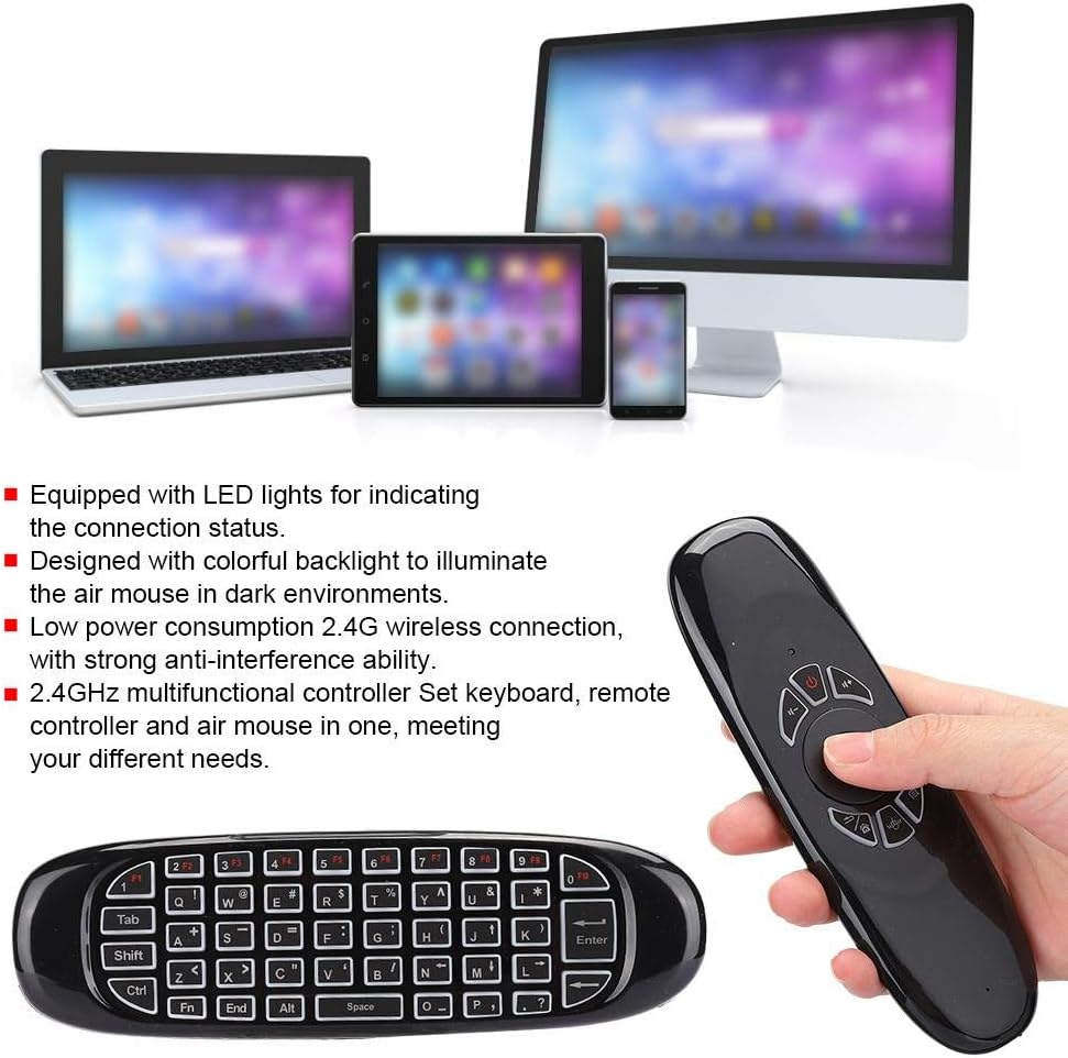 C120 Air Remote Mouse USB 2.4G Wireless Motion Sensing Air Fly Remote ...