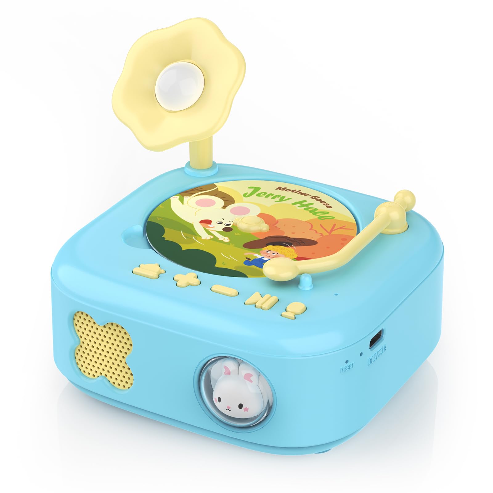 HOMESTEC Talking Flash Cards Record Player Story Player, Music Recorder Player For Kids, Storytelling Toys for Toddler，Children's Early Educational Toy