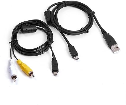 USB +AV A/V TV Video Cable/Cord/Lead 
