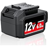 NEPOWILL Replacement for Skil 12V Battery 6.0Ah BY5020A-00 PWRCore Lithium Battery with USB-A Power Port, Compatible with SKIL PWRCore 12 Volt Cordless Power Tools, for Skil Battery