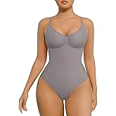 FeelinGirl Shapewear Bodysuit for Women Tummy Control Waist Bodysuit Thong Shapewear Body Shaper Going Out