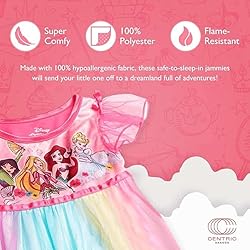 Disney Girls' Fantasy Gown Nightgown,21DP,4T