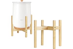 Keenray Wooden Adjustable Stand for Towel Warmers, Solid Wood Stand to Fit Different Sized Towel Warmers(8’’-15’’), Ideal Stand Accessories for Bathroom