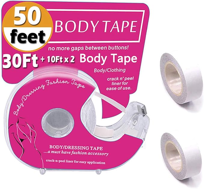 Fashion Boob Body Tape,Clear Fabric Strong Double Sided Tape For