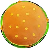 XiRiDa Hamburger Pillow Cheeseburger Plush Stuffed Food Decor Toys Gifts for Kids 11.8"