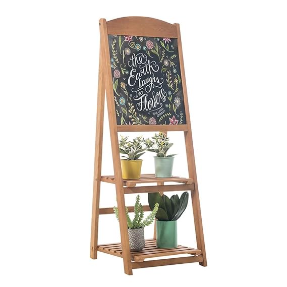 Soporte de Flores, se Puede ensamblar Piso de Madera Maciza Piso ...