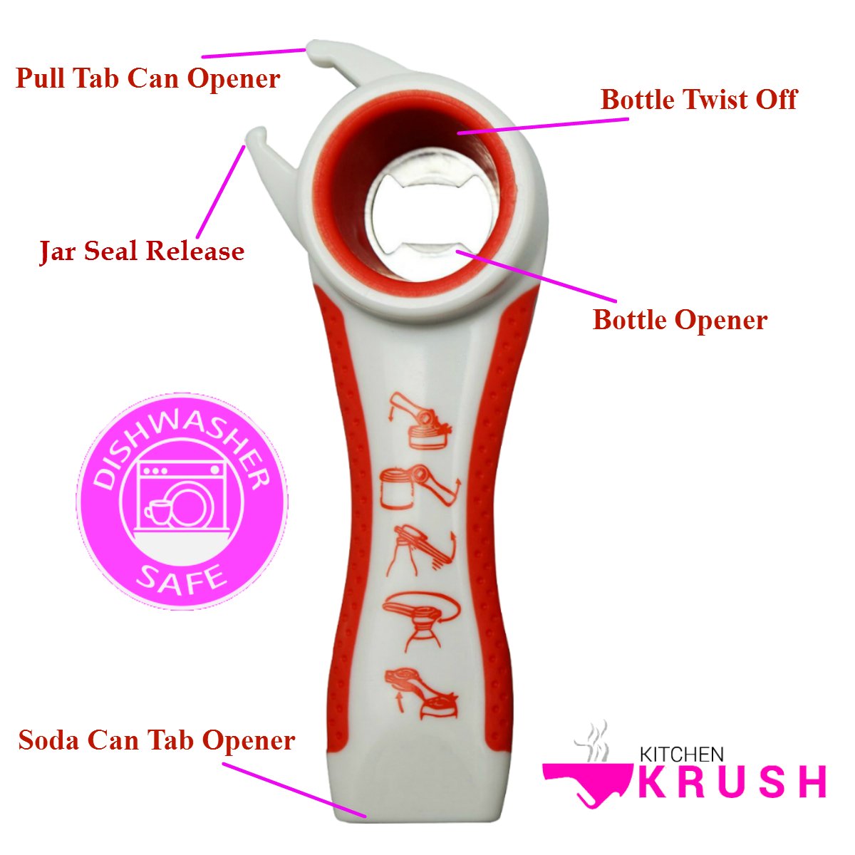 Bottle Can and Jar Opener Multi Kitchen Tool Bundle Rheumatoid