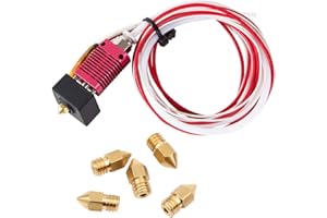 RICHOOSE 3D Printer Parts Ender 3 Hotend Assembled Ender 3 Pro Extruder Kit 24V 40W for Creality Ender 3 / Ender 3 Pro/Ender 3 V2 with Silicon Cover and 0.4mm Nozzles