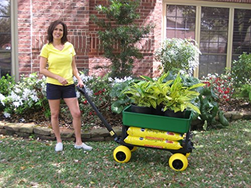 Mighty Max Plus One Cart Acessories Garden Stackable Utility Green Tub