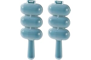 2Pcs Blue Rice Ball Maker Shake Lunch Maker Mould Rice Ball Shaker Mold Kitchen Tools and Home DIY Making Kit Sushi Plates,DI