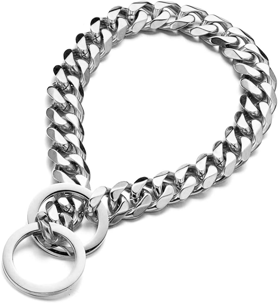 silver dog chain
