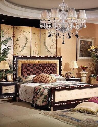 HHY-European style living room, clothing shop, hotel, villa drawing, transparent crystal candle, black crystal chandelier, pendant lamp